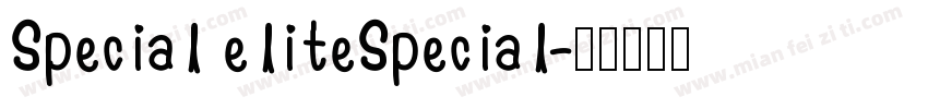 Special eliteSpecial字体转换